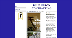 Desktop Screenshot of blueheroncontracting.com